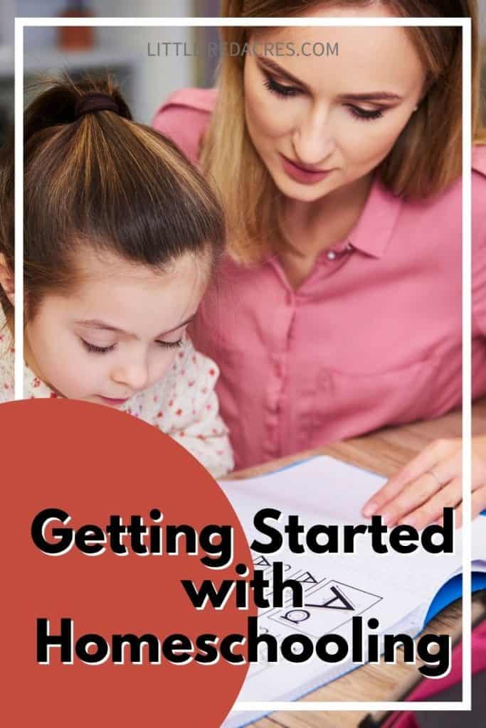 Getting Started with Homeschooling - mom helping child with schoolwork