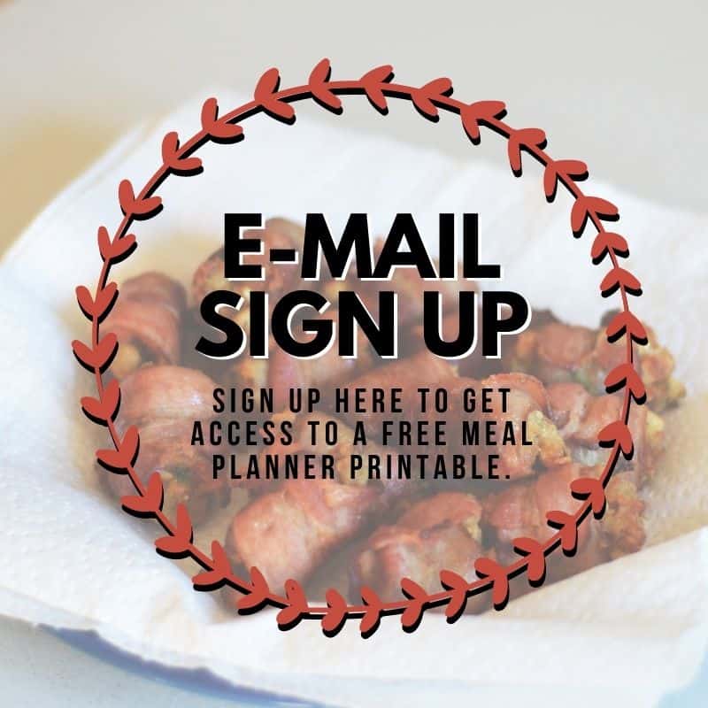 email sign up form image-recipe LRA