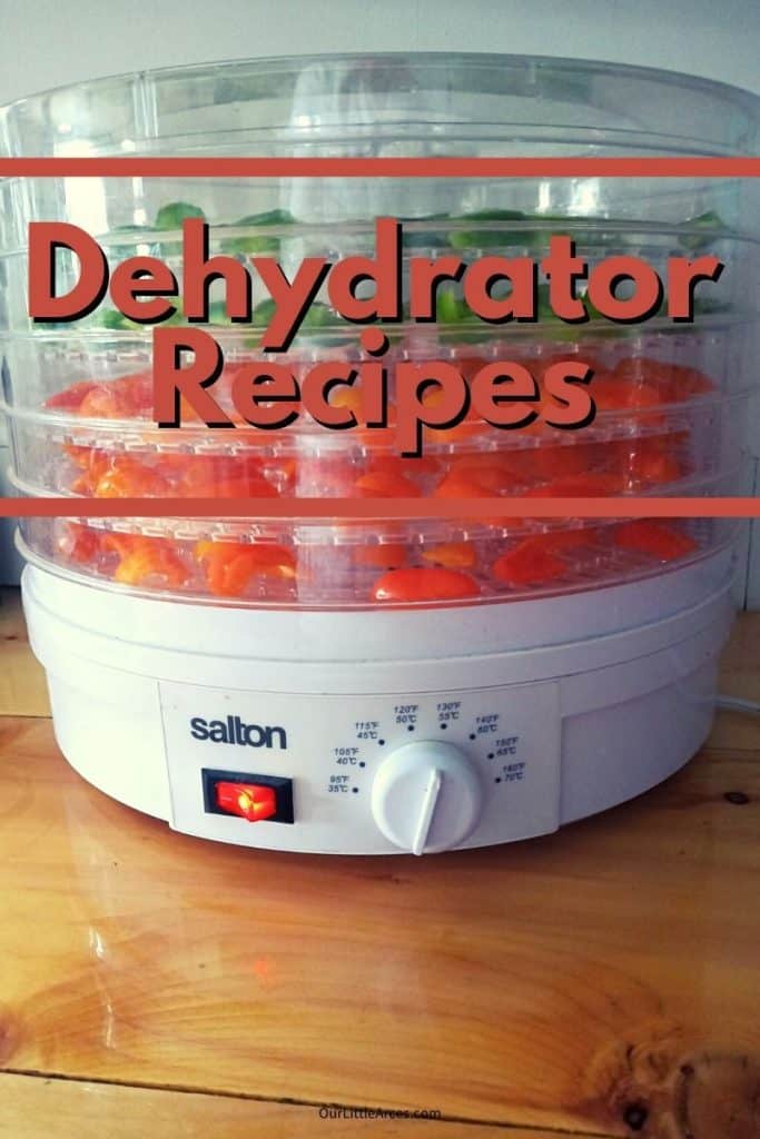 Little Red Acres-dehydrator with text overlay