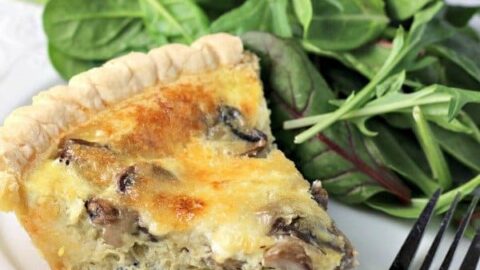 Image for Mushroom Swiss Quiche