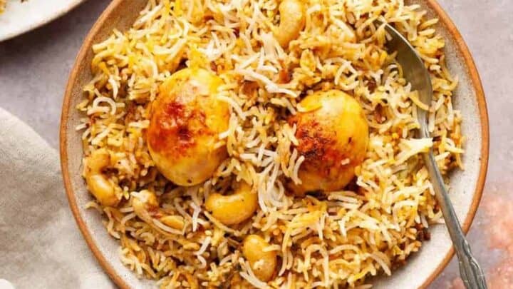 Image for Hyderabadi Egg Biryani Recipe (Anda Biryani)