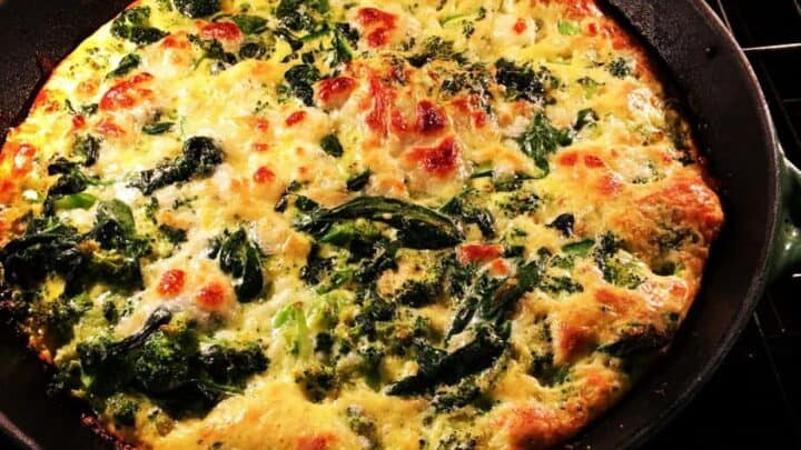 Image for Broccoli, Spinach, & Cheese Frittata