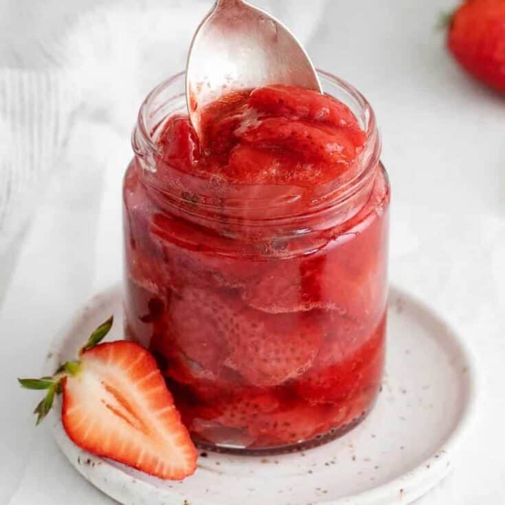 Image for Strawberry Compote (3 Ingredients!)