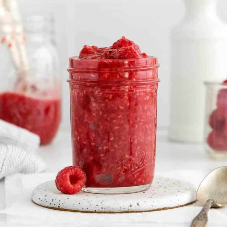 Image for Easy Raspberry Compote (3 Ingredients!)