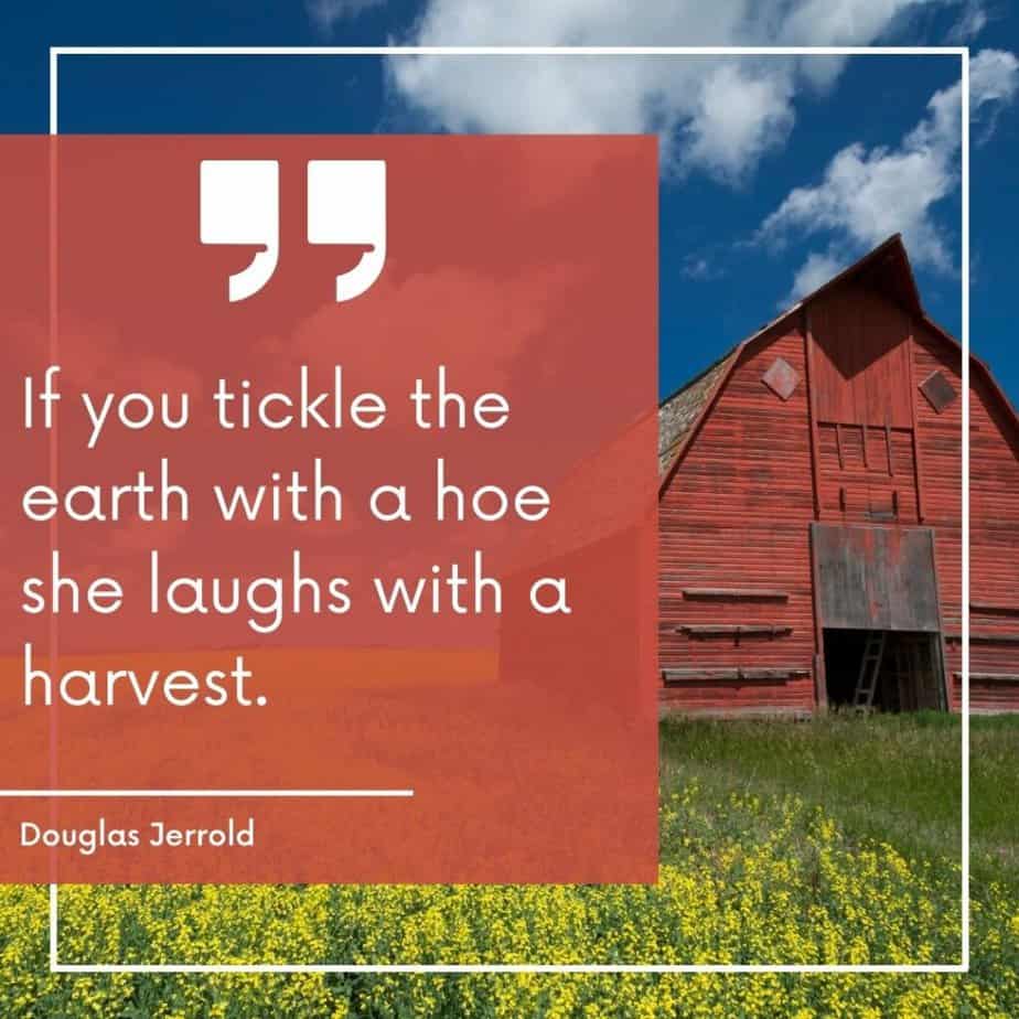 red barn in background with quote text