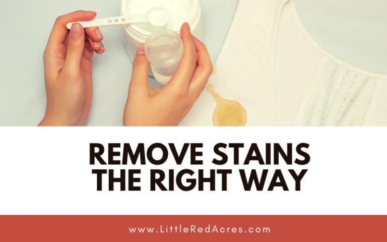 Remove Stains the Right Way