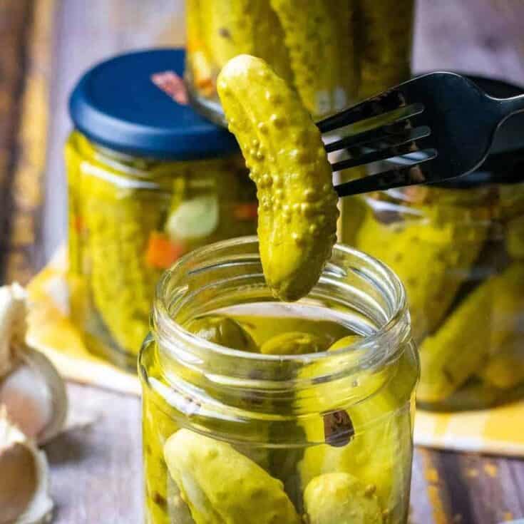 Image for Homemade Sweet Gherkins (Canned Pickles)
