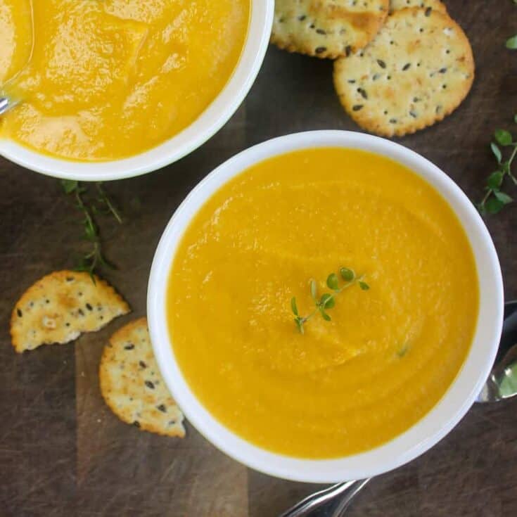 Image for Maple Roasted Butternut Squash Carrot Soup
