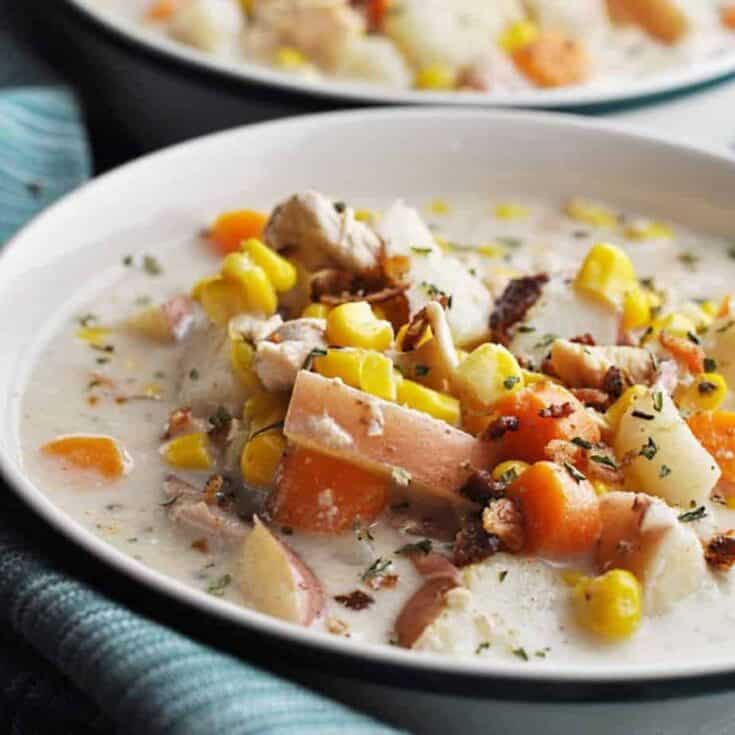 Image for Slow Cooked Chicken and Corn Soup