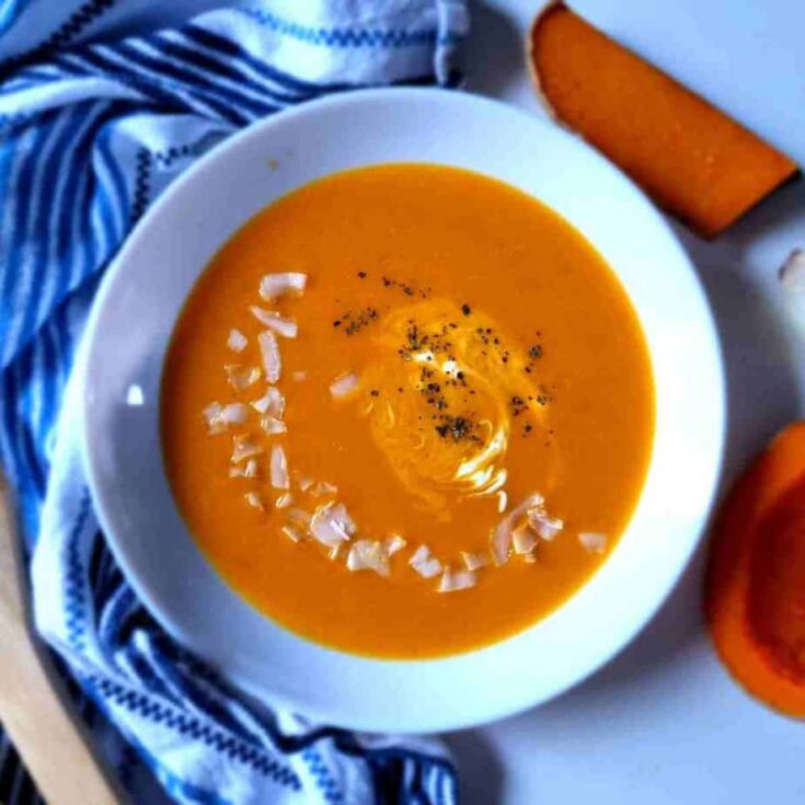 Image for Easy Pumpkin Soup Without Cream (Vegan Option)