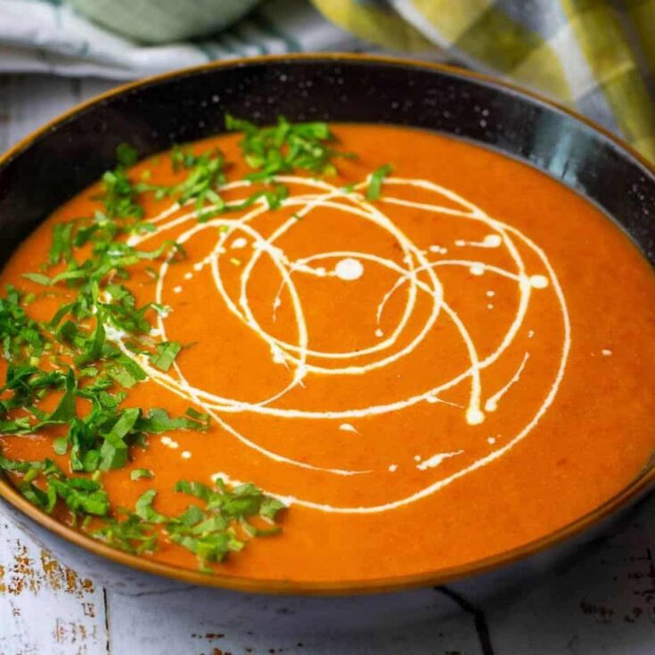 Image for Roasted Butternut Squash and Red Pepper Soup