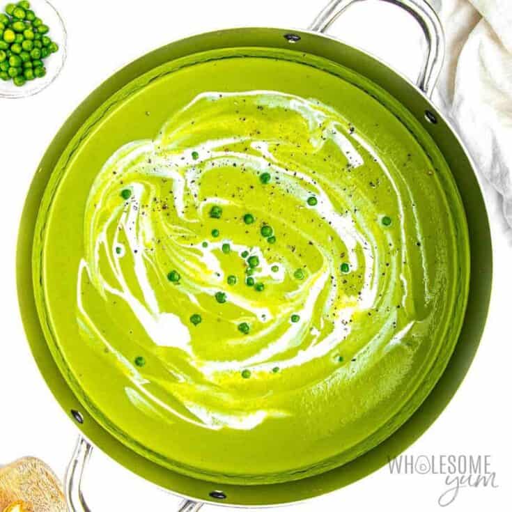 Image for Pea Soup Recipe | Wholesome Yum | Easy healthy recipes. 10 ingredients or less.